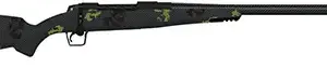 Fierce Firearms ROG300PRC24BF Carbon Rogue  Full Size 300 PRC 3+1 24" Carbon Fiber Hand Lapped/Match Grade Threaded Barrel, Black Cerakote Steel Receiver, Forest Camo Fierce Rogue Carbon Fiber Stock