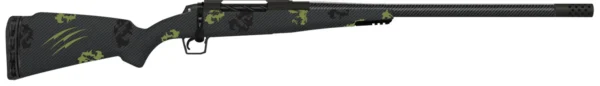 Fierce Firearms TROG300WIN24BF CT Rogue  300 Win Mag 3+1 24" Carbon Fiber Barrel, Black Cerakote Titanium Rec, Forest Camo Rogue Stock