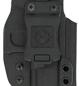 C&G Holsters 1864100 Covert  IWB Black Kydex Belt Clip Fits 1911 3.5" Right Hand