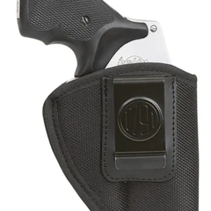 1791 Gunleather PNIWB2BLKL Premium Nylon  IWB Size 02 Black Ballistic Nylon Belt Clip Left Hand