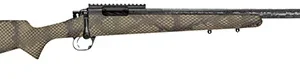Proof Research 135198 Glacier  Full Size 7mm PRC 4+1 24" Carbon Fiber Match Grade Threaded Barrel, Black Cerakote w/Picatinny Rail Steel Receiver, Fixed PROOF Hunter Black Granite Carbon Fiber Stock