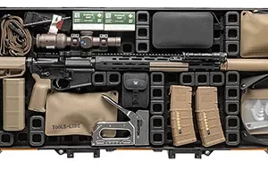 Magpul MAG1301-BLK DAKA Grid Organizer Black Polypropylene for Pelican 730 Vault Tactical Rifle Case