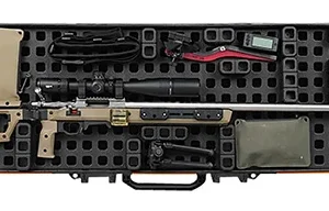 Magpul MAG1302-BLK DAKA Grid Organizer Black Polypropylene for Pelican 800 Vault Double Rifle Case