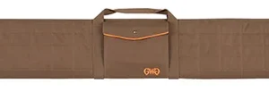 Allen 1104-52 Highland Shotgun Case 52" Brown Quilted Polyester Exterior, Front Flap Pocket w/Magnetic Closure, Lockable Zipper