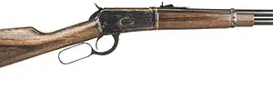 Chiappa Firearms 920337 1892 Trapper Carbine 44 Mag 8+1 16" Blued Barrel, Color Case Hardened Rec, Oiled Walnut Stock, Adjustable Sight