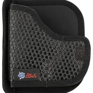 DeSantis Gunhide M44BJ8JZ0 Super Fly  Black Rubberized Fabric Pocket Fits Sig P365 Ambidextrous