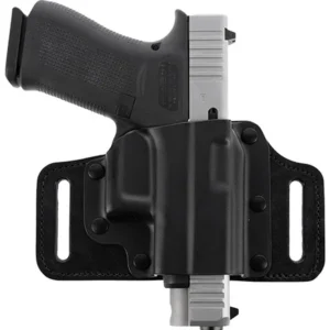 Galco TS428B TacSlide OWB Black Kydex/Leather Belt Slide Fits HK 45/45C/HK P30/USP 9/40 Right Hand