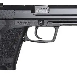 HK 81000324 USP V1 45 ACP 4.41" 10+1 Black Polymer Frame, Black Polymer Grip
