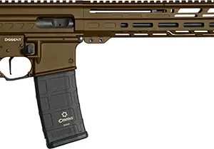 CMMG 94A8041MB Dissent MK4 9mm Luger 33+1 10.50", Midnight Bronze Rec, Picatinny Brace Adapter, 9.60" M-LOK Handguard, Left Side Charging Handle, Zeroed Linear Comp, TriggerTech Trigger