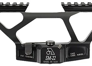 Arsenal SM22 AK Scope Mount SAM7K Series  Black Anodized 0 MOA