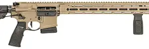 Daniel Defense 0212811090055 DDM4 V7 Pro *CA Compliant 5.56x45mm NATO 18" 10+1, FDE Rec, Black OEM Overmolded Stock & Grip, Geissele Trigger