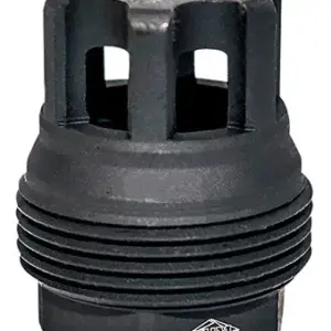Yankee Hill 4401MB28 sRx QD Mini Muzzle Brake Black Phosphate Steel with 1/2"-28 tpi, 9mm, 1.10" OAL & 9.375" Diameter for sRx Adapters