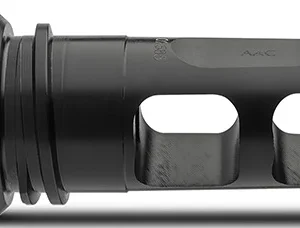 ADVANCED ARMAMENT COMPANY 64133 Blackout Muzzle Brake 30 Cal 5/8"-24 tpi, Black Steel, for AAC MK13-SD Suppressors