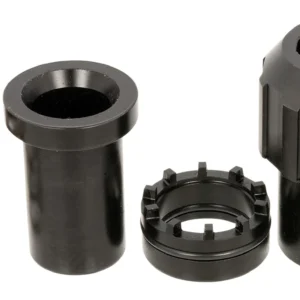 ADVANCED ARMAMENT COMPANY 64254 Triad 3-Lug Adapter  9mm Luger 17-4 Stainless Steel Black