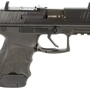 Langdon Tactical Tech LTTDP30SKFTJRDO P30SK  Compact Frame 9mm Luger 10+1 13+1 3.30" Black Steel Barrel, Black Optic Cut/Serrated Steel Slide, Black Polymer Frame w/Picatinny Rail, Black Polymer Grip