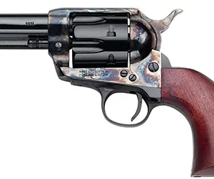 Pietta HF9CHS312NM Great Western II Posse 9mm Luger 6rd 3.50" Blued Octagon Barrel & Cylinder, Color Case Hardened Steel Frame, Walnut Grip, Exposed Hammer