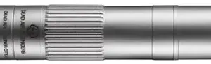 Dead Air MOJAVE9SIL Mojave 9 Modular 9mm 1.41" Silver Aluminum/Stainless Steel/Titanium 1/2"x28
