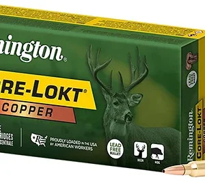 Remington Ammunition R27858 Core-Lokt Copper 300 Win Mag 180 gr Copper Hollow Point 20 Per Box/ 10 Case