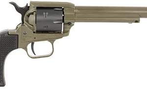 Heritage Mfg RR22T6 Rough Rider  22 LR 6 Shot 5.50" OD Green Cerakote Barrel, OD Green Cerakote w/Black Accents Frame, Black Cerakote Cylinder, Black Star Polymer Grips