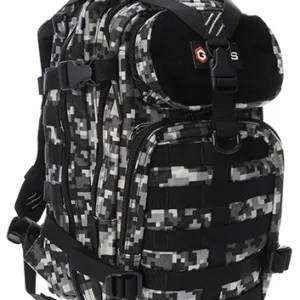 GPS Bags T1611BOBGD Tactical Bugout Bag Backpack Gray Digital 600D Polyester 2 Handguns