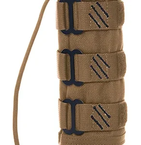 GPS Bags T8006T Tactical Suppressor Cover  6.50" Tan 1000D Nylon with Tether Line