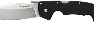 Cold Steel CS62MGD Espada  Large 5.50" Folding Clip Point Plain S35VN SS Blade/6.75" Black w/Polished Bolsters G10 Handle Includes Belt Clip
