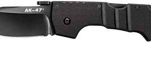 Cold Steel CS58M AK  3.50" Folding Clip Point Plain Black Matte S35VN SS Blade/5.50" Black G10 Handle Includes Belt Clip