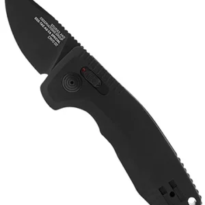 S.O.G SOG12250157 Prohen XR 3.35" Folding Drop Point Plain Black TiNi Cryo D2 Steel Blade, Black Textured G10 Handle