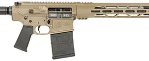 Diamondback DB1222C061 DB10  308 Win 20+1 13.50", FDE, Carbon Lower, 9" M-LOK Handguard, Black Padded Buffer Tube/Magpul Grip