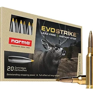 Norma Ammunition 20166482 Dedicated Hunting Evostrike 6.5 Creedmoor 93 gr Polymer Tip Boat Tail 20 Per Box/ 10 Case