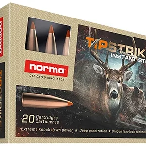 Norma Ammunition 20174352 Dedicated Hunting Tipstrike 308 Win 170 gr Polymer Tip 20 Per Box/ 10 Case