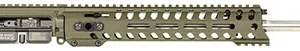 Patriot Ordnance Factory  Rogue Complete Upper 308 Win 16.50" Stainless Barrel, OD Green Anodized, Micro-B Muzzle Brake, 11" M-LOK Handguard