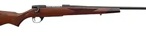 Weatherby VDT350NR00 Vanguard Sporter Full Size 350 Legend 4+1 20" Bead Blasted Blued #2 Contour Barrel, Matte Blued Drilled & Tapped Steel Receiver, Grade A Turkish Walnut Monte Carlo Stock