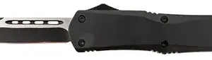 Steel River Knives T624BDP Spartan  3.75" Drop Point Black/Silver 440C SS Blade 5.5" Black Aluminum Zinc Alloy Handle