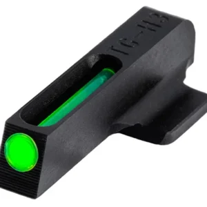 TruGlo TGTG131AT1Y TFO  Black | Green Tritium & Fiber Optic Front Sight Yellow Tritium & Fiber Optic Rear Sight