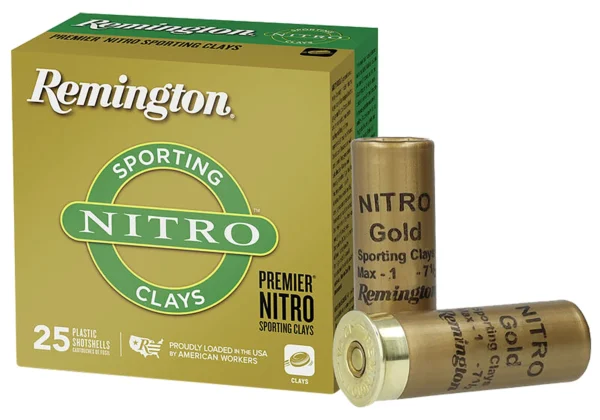 Remington Ammunition R20132 Premier Nitro Sporting Clay 12 Gauge 2.75" 1 oz 7.5 Shot 25 Per Box/ 10 Cs