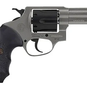 Rossi 2RP631C RP63  357 Mag 6 Shot 3", Tungsten Gray Cerakote, Stainless Steel Frame, Fixed Blade Sight, Textured Black Rubber Grips