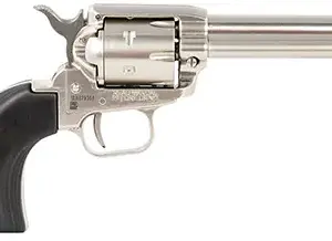 Heritage Mfg RR22NI4BW Rough Rider  22 LR 6 Shot, 4.75" Black Nitride Steel Barrel, Black Nitride Zinc Alloy Frame, Black Cylinder, Black Laminate Grip, Manual Safety, Exposed Hammer