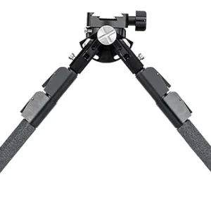 Mdt Sporting Goods Inc 106293BLK CKYE-POD Gen 2 Double Pull, Black Aluminum, 9"-18.50", 360 Degrees Pan, Spiked Feet, Integrated Barricade Stop, Fits ARCA/Picatinny/RRS Dovetail Rails