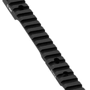 Mdt Sporting Goods Inc 104505BLK Picatinny Scope Rail  Black Anodized 11" Long Fits Tikka T1X Rimfire Action, 20 MOA