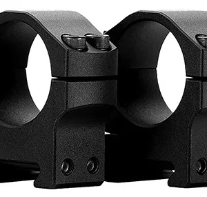 Mdt Sporting Goods Inc 103548BLK Premier Scope Ring Set Black Aluminum 34mm Tube, 1" Medium