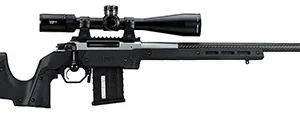 Mdt Sporting Goods Inc 104690BLK XRS Chassis Black Aluminum Core with Polymer Panels, Adj. Cheekrest, M-LOK Forend, Interchangeable Grips, AICS Mag Compatible, Fits Short Action Howa 1500
