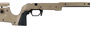 Mdt Sporting Goods Inc 104692FDE XRS Chassis FDE Aluminum Core with Polymer Panels, Adj. Cheekrest, M-LOK Forend, Interchangeable Grips, AICS Mag Compatible, Fits Short Action Savage