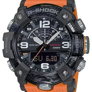 G-shock/vlc Distribution GGB1001A9 G-Shock Tactical MudMaster Keep Time Orange/Black Size 145-215mm Features Digital Compass