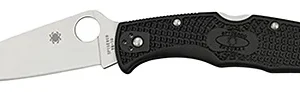 Spyderco C10FPBK Endura 4 Lightweight 3.75" Folding Plain Satin VG-10 SS Blade/Purple Bi-Directional Texturing FRN Handle Includes Pocket Clip