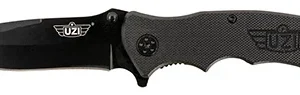 Uzi Accessories UZKFDR006 UZI Responder VI Black, Stainless-Steel Blade
