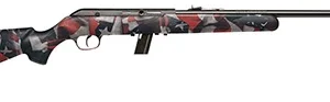 Savage Arms 40222 64 F 22 LR 10+1 21", Blued Barrel/Rec (Drilled & Tapped), American Flag Synthetic Stock, Open Sights