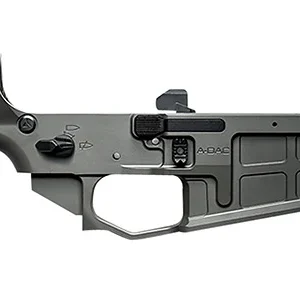 Radian Weapons R0388 A-DAC 15 Lower Receiver Gray, Fully Ambi Controls, Talon 45/90 Safety, Ext. Bolt Catch, Left-Side Mag Release, Right-Side Bolt Release, Enhanced Takedown Pins