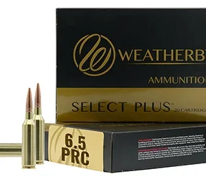 Weatherby F65PRC130SCO Select Plus  6.5 PRC 130 gr Swift Scirocco 20 Per Box/ 10 Case