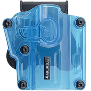 Bulldog MX005 Max Multi Fit OWB Transparent Blue Polymer Paddle Mount